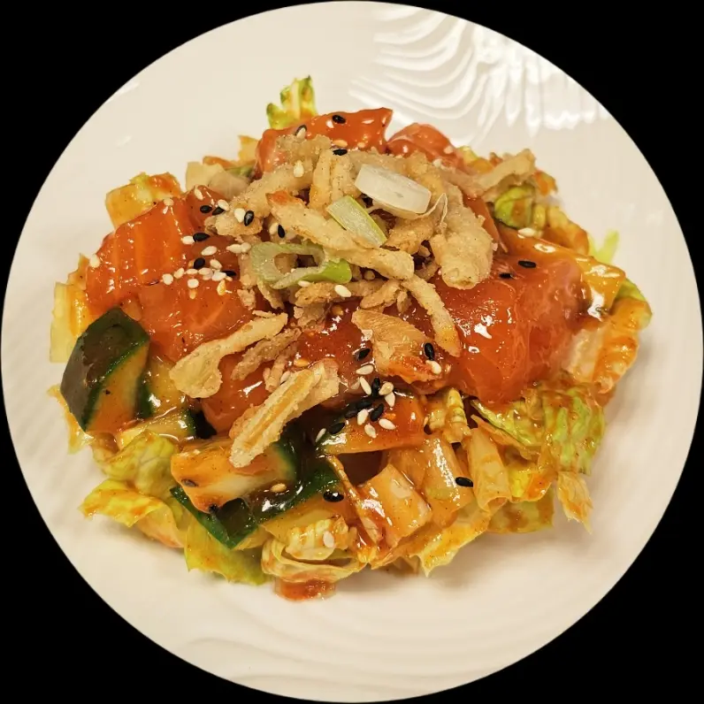 Delicious Spicy Salmon Salad in Regina, SK